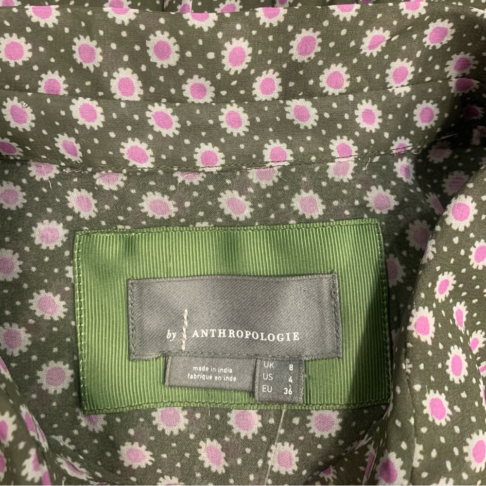 Anthropologie CollaredMaxi Dress/Size 4/NWT - Picture 7 of 16